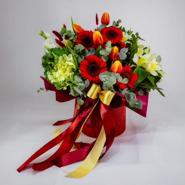 ARANJAMENT FLORAL VIBRATIE PORTOCALIE