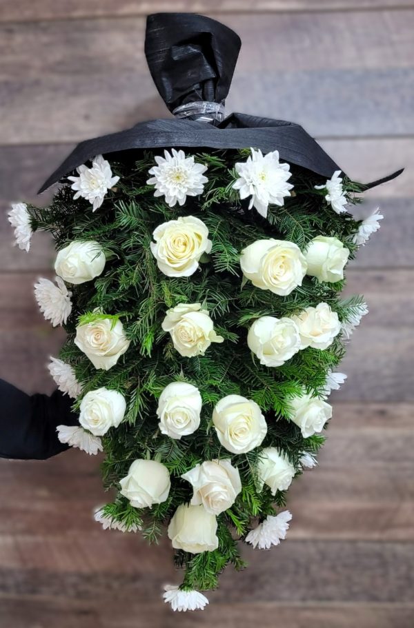 JERBA CU TRANDAFIRI SI CRIZANTEME