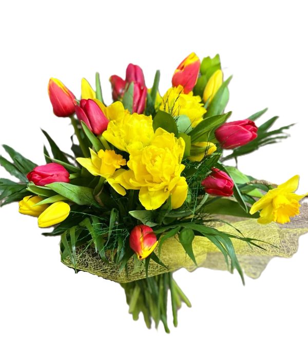 BUCHET PRIMĂVARĂ CU LALELE ȘI NARCISSE