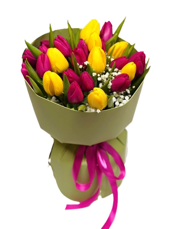 BUCHET LALELE COLORATE DE PRIMĂVARĂ