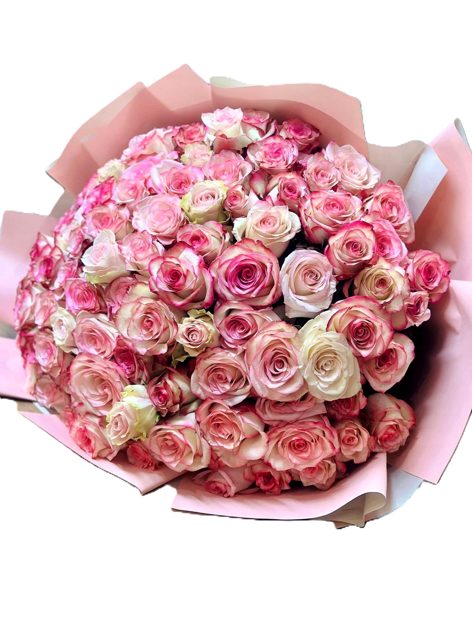 BUCHET IMPERIAL ROZ CU TRANDAFIRI 1 BUCHET IMPERIAL ROZ CU TRANDAFIRI