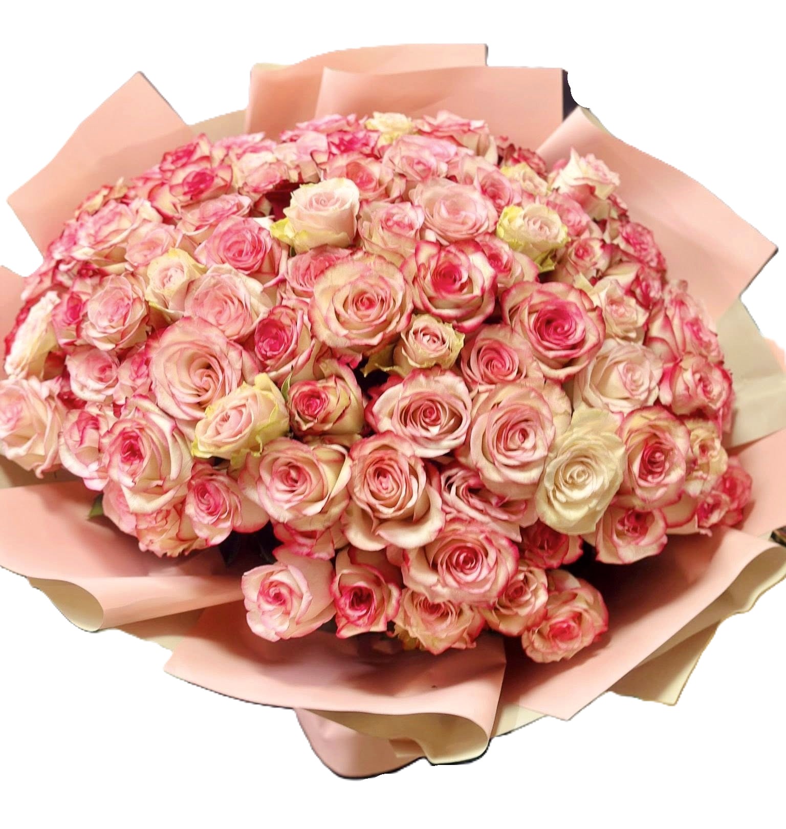 BUCHET IMPERIAL ROZ CU TRANDAFIRI 2 BUCHET IMPERIAL ROZ CU TRANDAFIRI - imagine 2